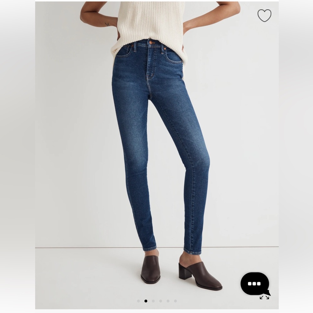 Madewell Tall‎ 10” High Rise Skinny Jeans. Size 24S